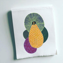 将图片加载到图库查看器,Mustard Yellow, Green And Purple Art Collage