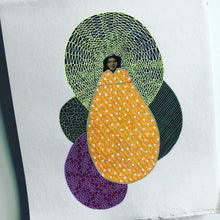 将图片加载到图库查看器,Mustard Yellow, Green And Purple Art Collage