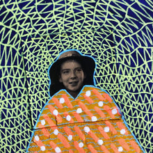 将图片加载到图库查看器,Mustard Yellow, Green And Purple Art Collage