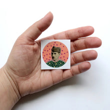 将图片加载到图库查看器,Mongolfiere 025 Round Sticker