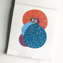 Load image into Gallery viewer, Vintage Smiling Women Portrait Art Collage On Paper