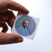 Load image into Gallery viewer, Gentleman 003 Round Sticker