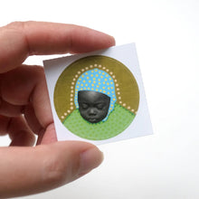 Charger l'image dans la galerie, Acquiring Superpowers Round Sticker