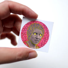 Load image into Gallery viewer, Neon Waves Round Sticker