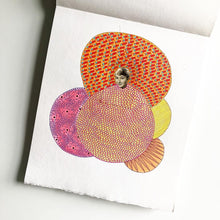 Load image into Gallery viewer, Orange, Yellow And Red Paper Collage Art