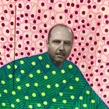 Load image into Gallery viewer, Abstract Patterns Mixed Media Collage Art On Paper