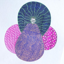 将图片加载到图库查看器,Vintage Smiling Man Portrait Collage Art