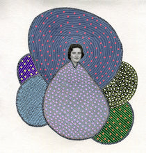 Load image into Gallery viewer, Grey Dotty Neon Collage Art