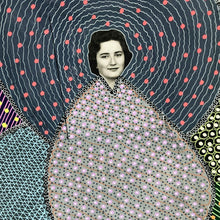 Load image into Gallery viewer, Grey Dotty Neon Collage Art