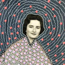 Load image into Gallery viewer, Grey Dotty Neon Collage Art