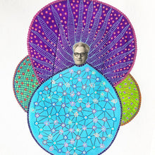 Load image into Gallery viewer, Mixed Media Collage On Cotton Rag Paper