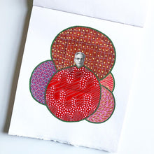 Load image into Gallery viewer, Red Vintage Style Art Collage Composition