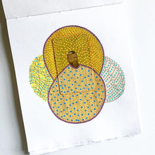 Load image into Gallery viewer, Vintage Yellow Paper Art Collage