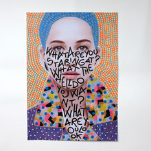 画像をギャラリービューアに読み込む, What Are You Staring At? Poster Print