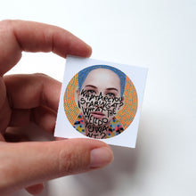 Load image into Gallery viewer, What Are You Staring At? Round Sticker