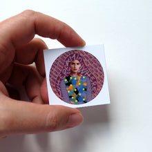 将图片加载到图库查看器,Where Am I? Round Sticker