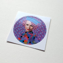 将图片加载到图库查看器,Learning From The Past Mistakes Round Sticker