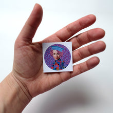 将图片加载到图库查看器,Learning From The Past Mistakes Round Sticker