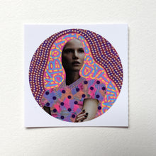 将图片加载到图库查看器,Not Bothered Round Sticker