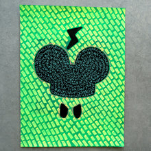 将图片加载到图库查看器,Mickey Inspired Art Illustration On Fashion Magazine