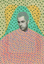 Load image into Gallery viewer, Art Collage On Handmade Paper