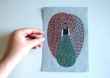 Load image into Gallery viewer, Grey And Red Vintage Art Collage