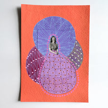 将图片加载到图库查看器,Orange Purple Smiling Girl Collage