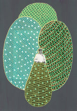 Carica l'immagine nel visualizzatore di Gallery, Grey Green Collage Art for Sale