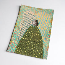 Load image into Gallery viewer, Happy Baby Girl Vintage Style Collage Art