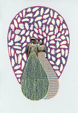 Load image into Gallery viewer, Grey Neon Original Mixed Media Collage