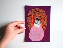 Cargar imagen en el visor de la galería, Bordeaux Mother With Newborn Art Collage