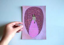 将图片加载到图库查看器,Pink Baby Girl Original Collage