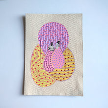 Cargar imagen en el visor de la galería, Beige, Pink And Yellow Art Collage