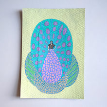 将图片加载到图库查看器,Yellow, Pink And Green Art Collage