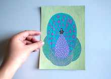 将图片加载到图库查看器,Yellow, Pink And Green Art Collage