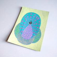 将图片加载到图库查看器,Yellow, Pink And Green Art Collage