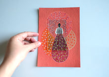 将图片加载到图库查看器,Orange Man Portrait Art Collage