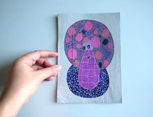 将图片加载到图库查看器,Blue, Purple And Pink Collage