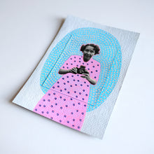 画像をギャラリービューアに読み込む, Woman With Camera Collage Art