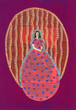 Cargar imagen en el visor de la galería, Rich Bordeaux Portrait Art Collage