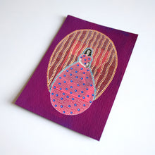 Cargar imagen en el visor de la galería, Rich Bordeaux Portrait Art Collage