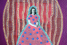 Cargar imagen en el visor de la galería, Rich Bordeaux Portrait Art Collage