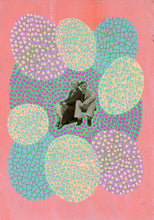 Load image into Gallery viewer, Pastel Colours Art Collage On Paper