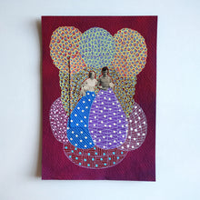 Charger l'image dans la galerie, Red, Blue And Purple Mixed Media Art