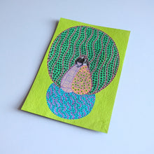 将图片加载到图库查看器,Green Blue And Orange Collage Art