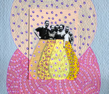 Load image into Gallery viewer, Vintage Group Photo Collage Art