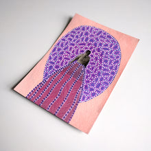 Cargar imagen en el visor de la galería, Pink Purple Art On Paper