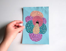 将图片加载到图库查看器,Vintage Man Portrait Photo Collage Altered By Hand