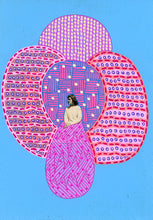 Charger l'image dans la galerie, Retro Woman Portrait Photo Art Collage On Paper