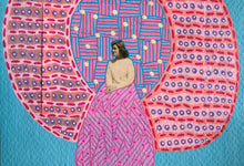 Charger l'image dans la galerie, Retro Woman Portrait Photo Art Collage On Paper